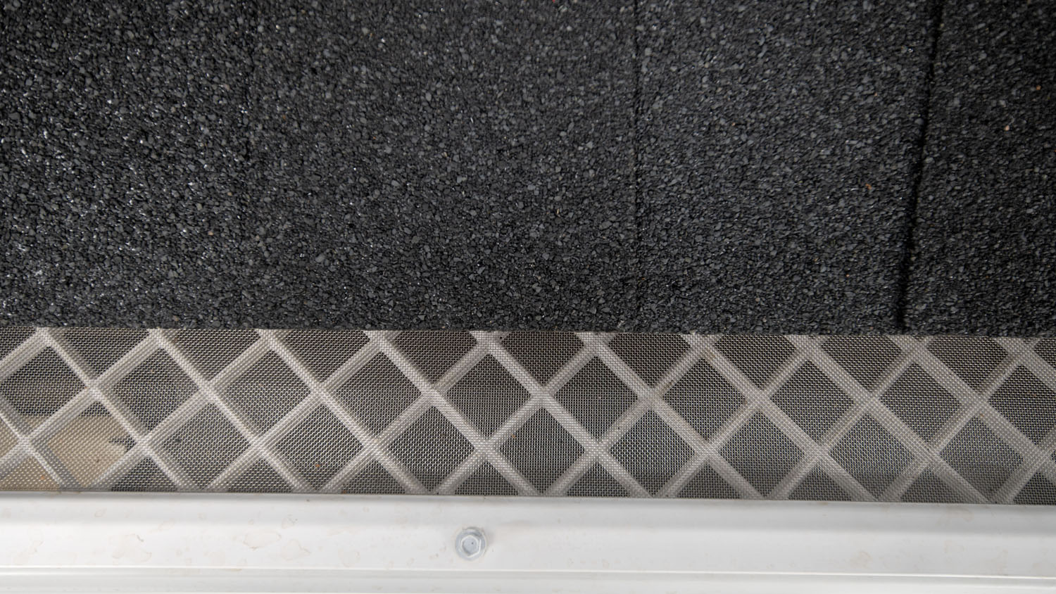 Image of LeafFilter gutter guards installed on a roof.