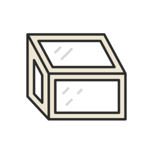 Garden window illustration.