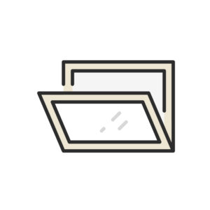 Hopper window illustration.