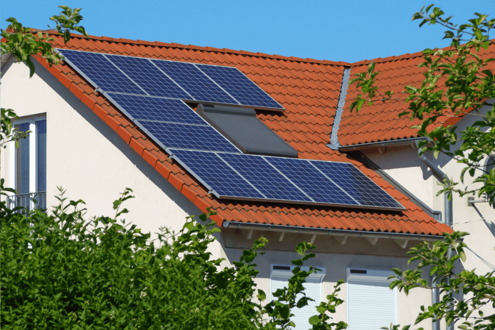 solar panels on the roof of a nevada house