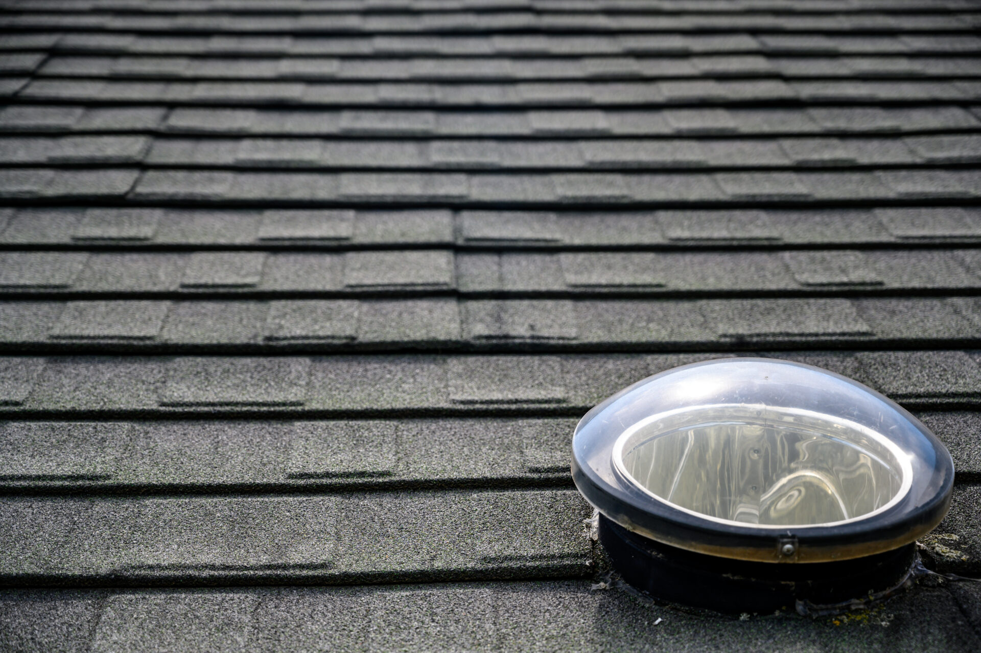 dome shaped solar tube on roof