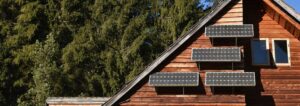 solar panels on the roof of a midwestern home