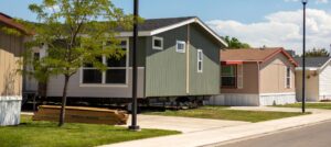 Two mobile homes