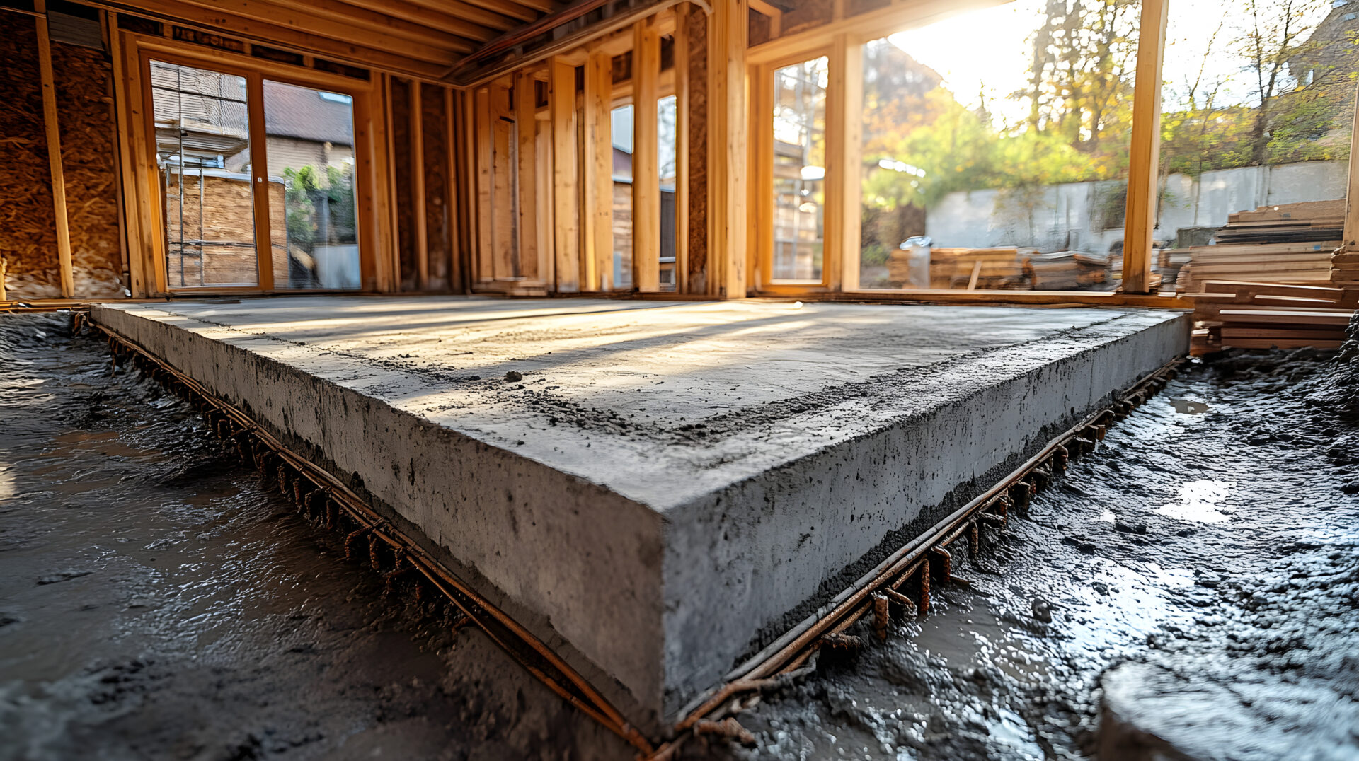 image of a concrete slab