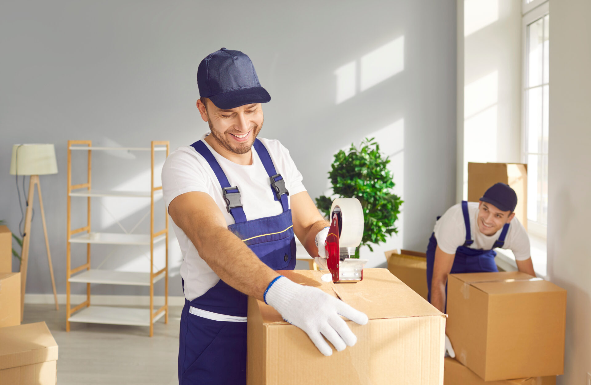 two professional movers