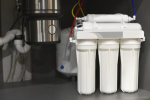 House water filtration system. Osmosis deionization system. Inst