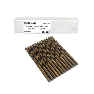 1/4-Inch Cobalt Steel Jobber Set Image