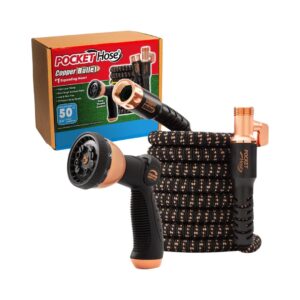 Copper Bullet Garden Hose with 10-Pattern Nozzle Image