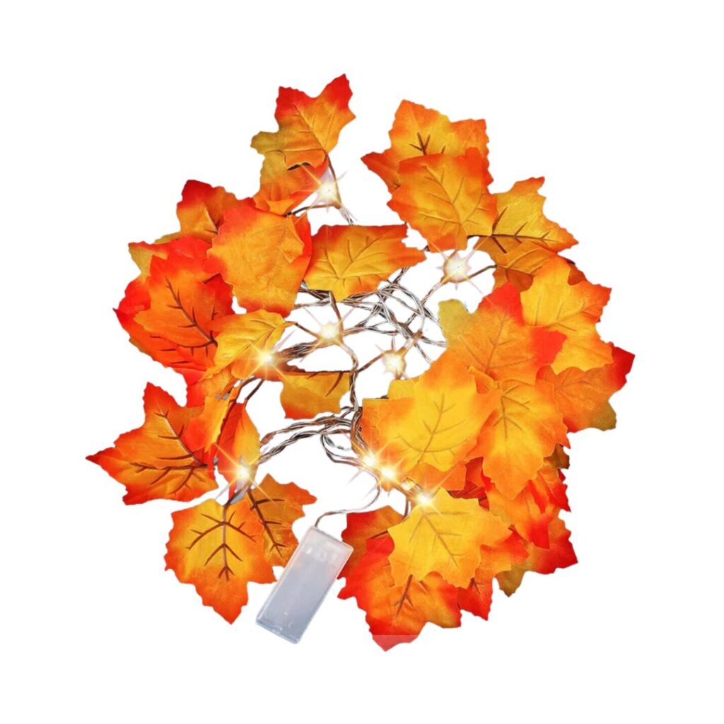 Lighted Fall Garland