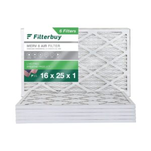 16x25x1 Pleated HVAC AC Furnace Air Filter Image