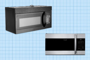 Image of an over range microwave