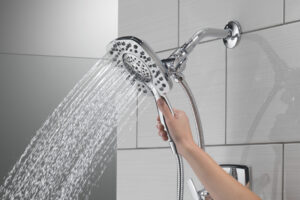 An image of a shower faucet