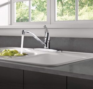 Image of a kitchen faucet