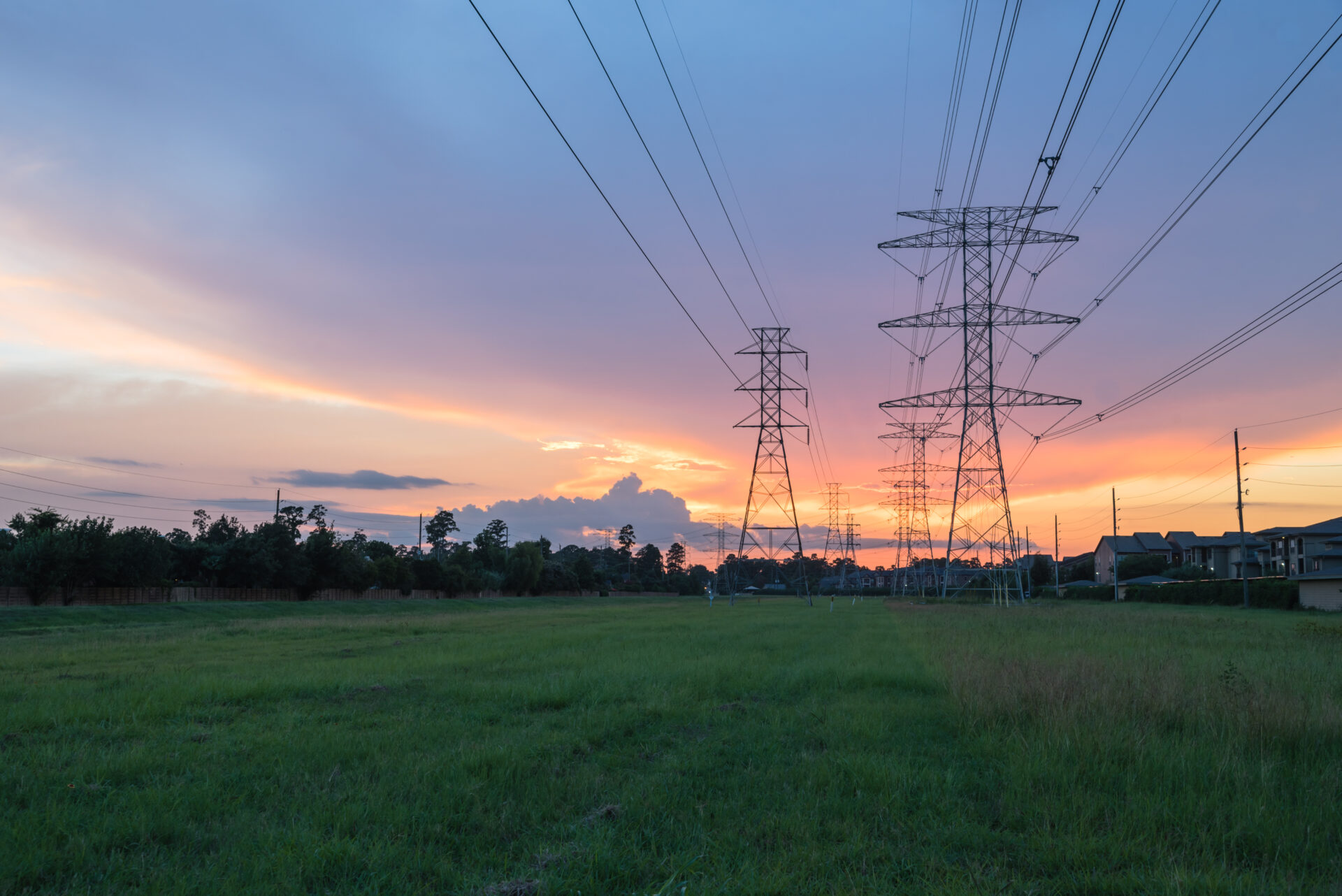 Image of electric power lines