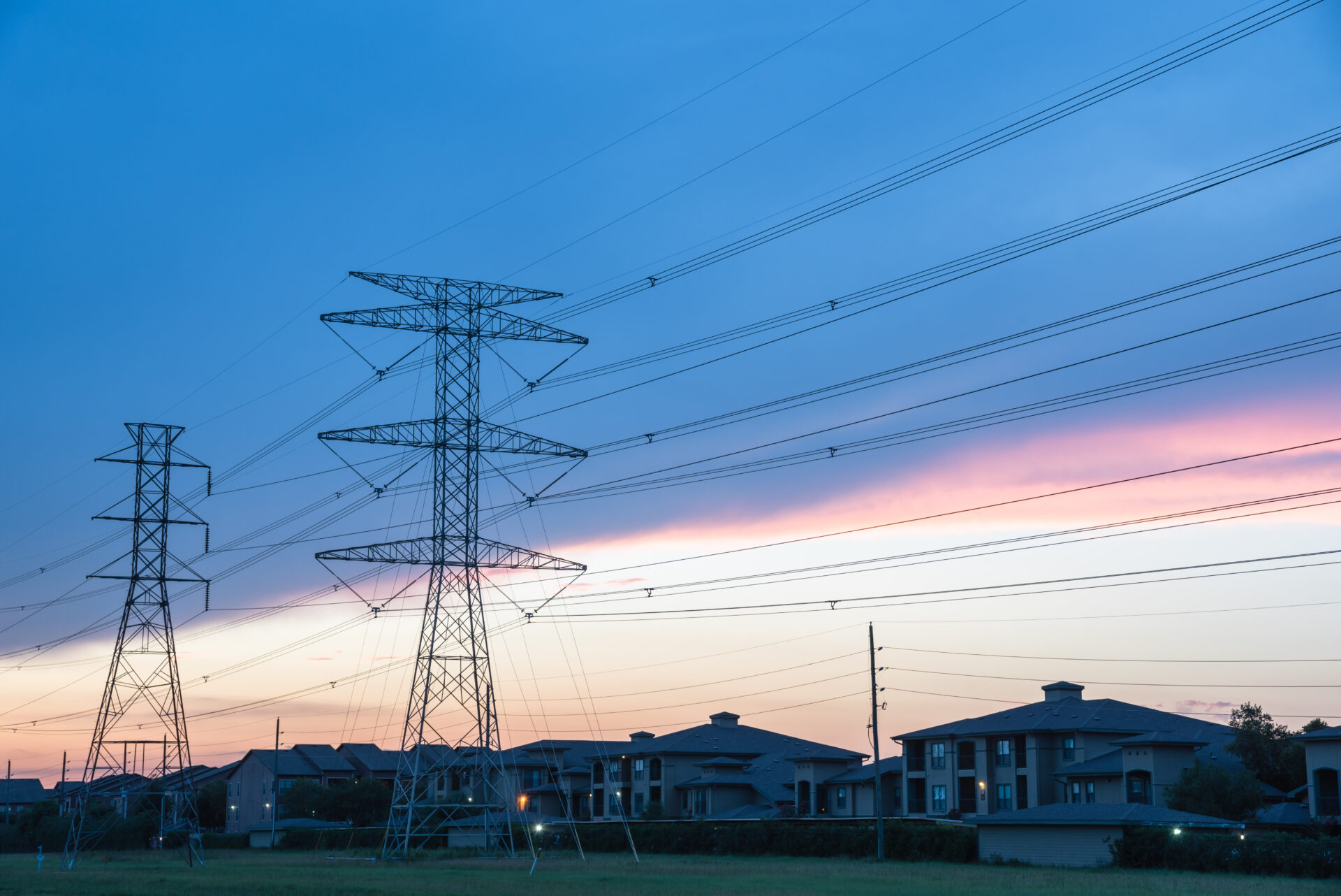 Image of an electric powerline