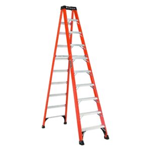 Fiberglass 10-Foot Step Ladder Logo