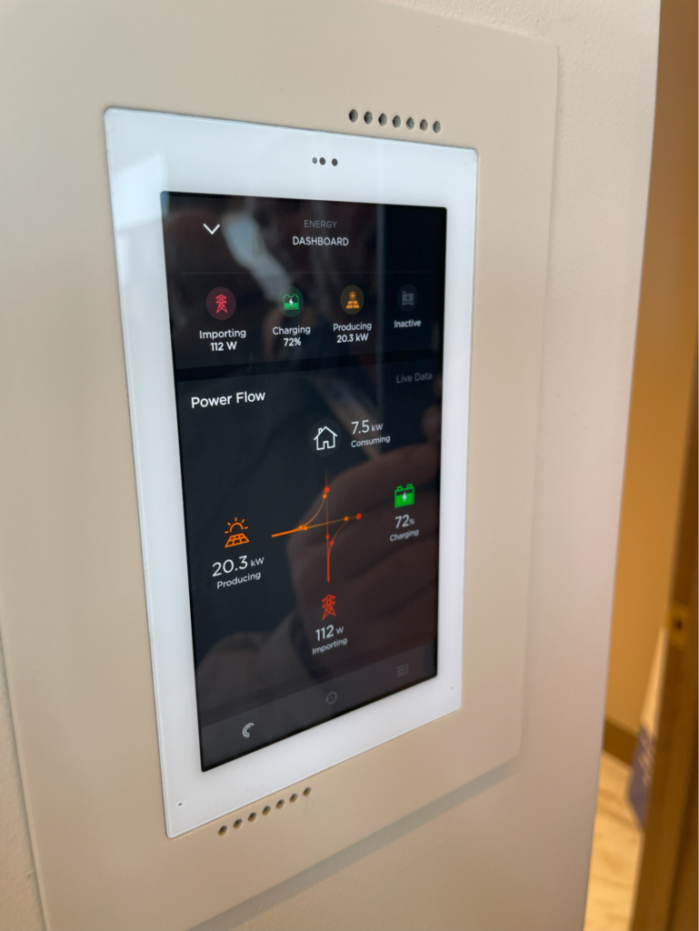 Every major living space in the “New American Home” at the 2025 International Builders Show featured a digital “energy dashboard” that allows homeowners to monitor and manage energy consumption.