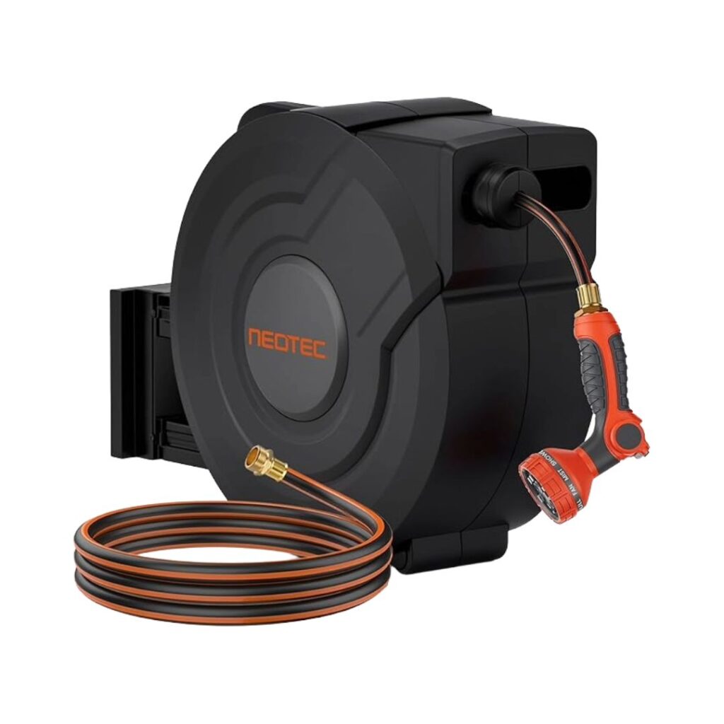 1/2 Inch by 130-Foot Retractable Hose Reel