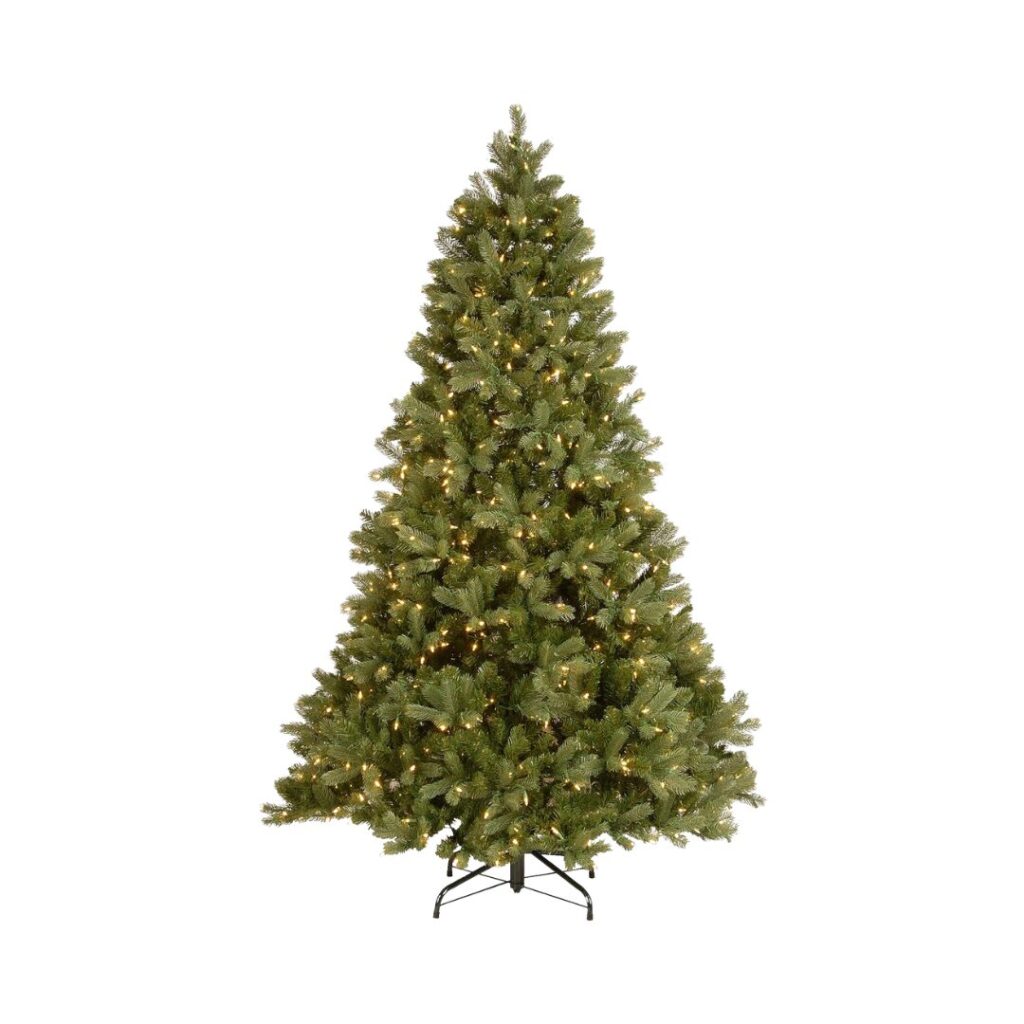7.5-Foot Pre-Lit Downswept Douglas Fir