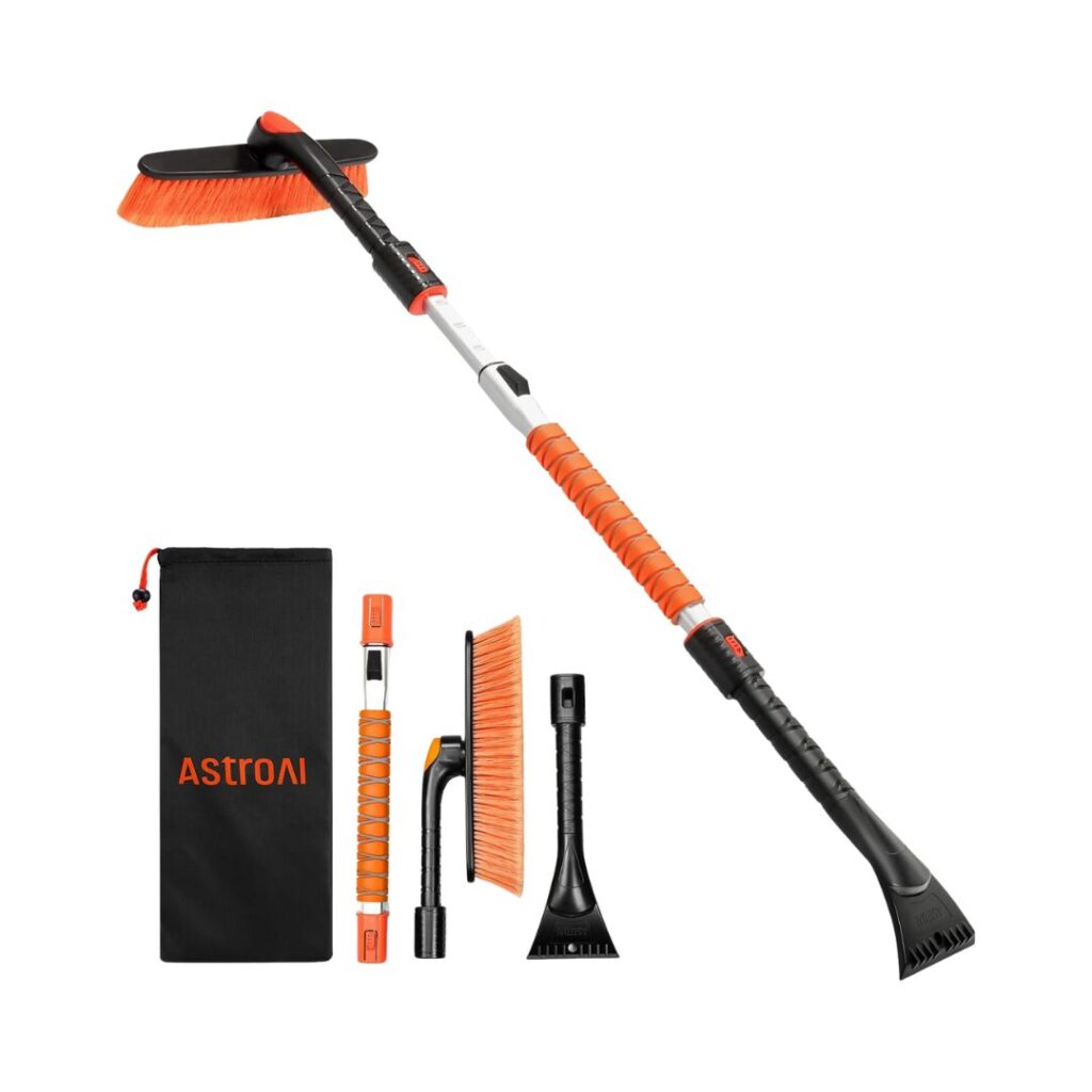 Extendable Snow Brush and Ice Scraper