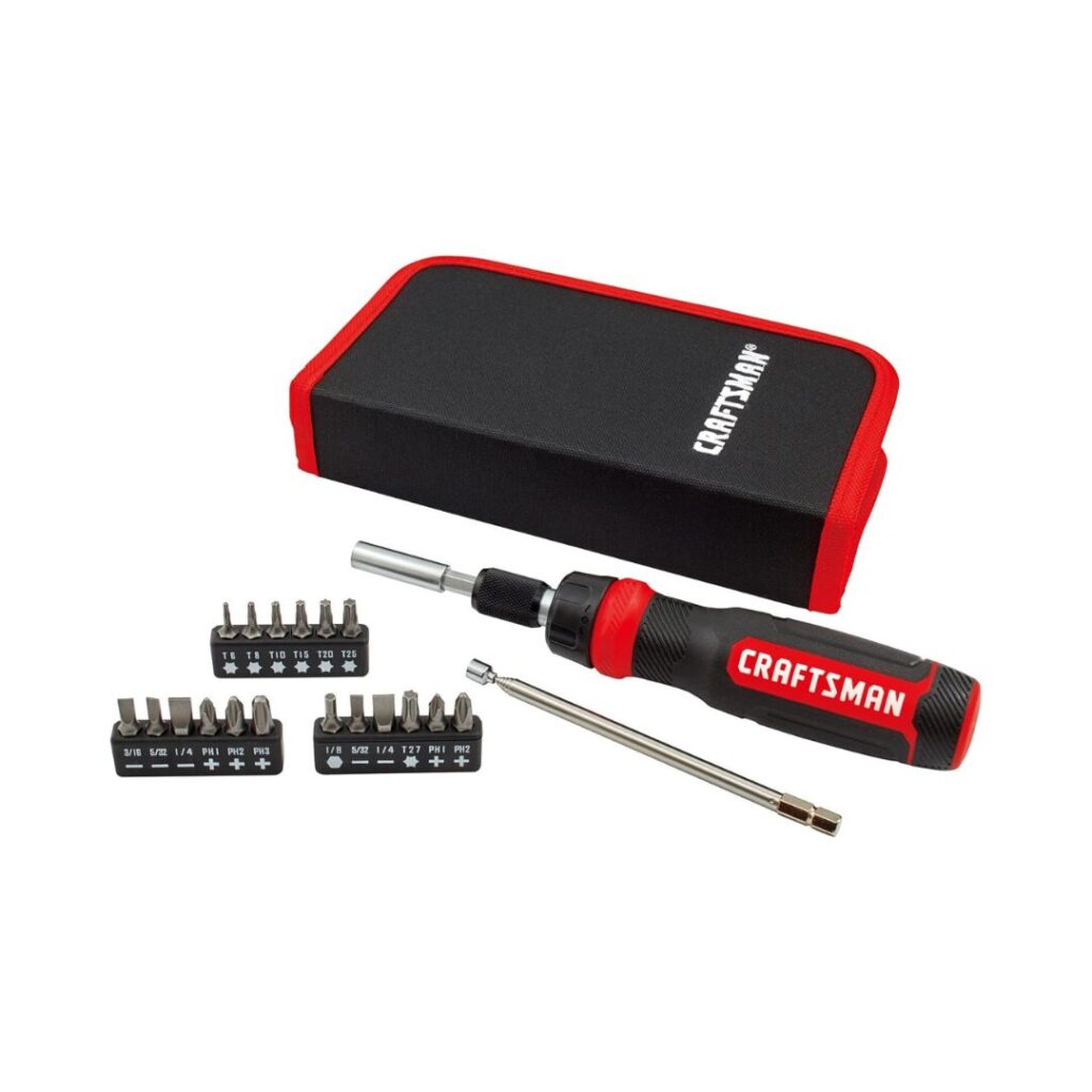 26-Piece Ratcheting Screwdriver Set