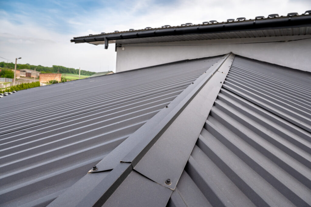 Image of a residential metal roof