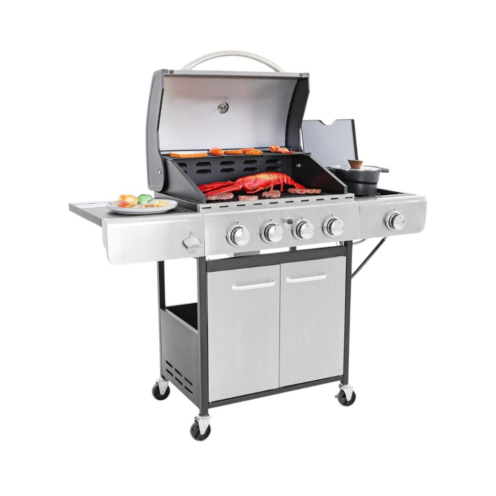 Four-Burner Propane Gas Grill