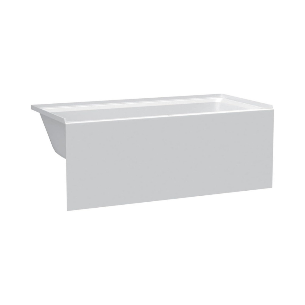 60-Inch Acrylic Alcove Soaking Bathtub