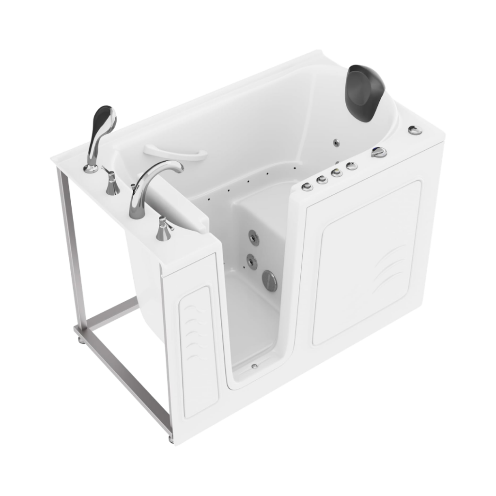 Walk-In Whirlpool and Air Jet Bathtub